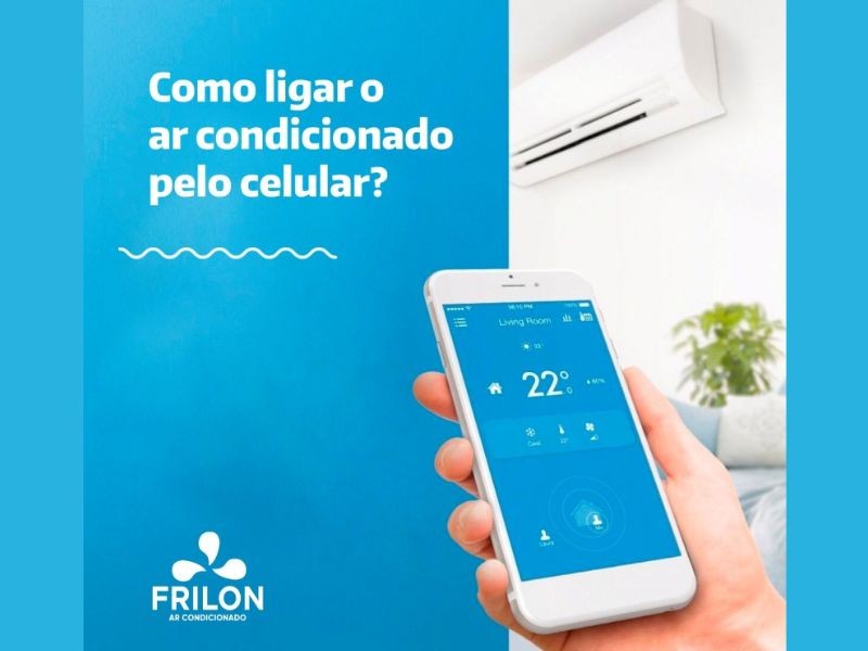 O que preciso fazer para ligar meu ar condicionado pelo celular?