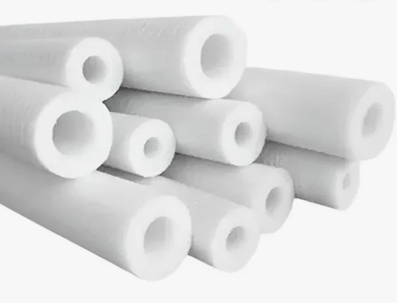 Tubo Esponjoso Isolante Branco 3/8 - Barra Com 2 Metros